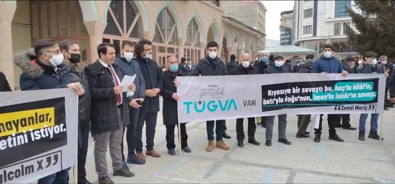 TÜGVA Van İl Temsilciliğinden Boğaziçi tepkisi
