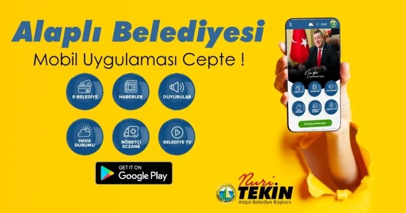 Alaplı Belediyesi artık cepte
