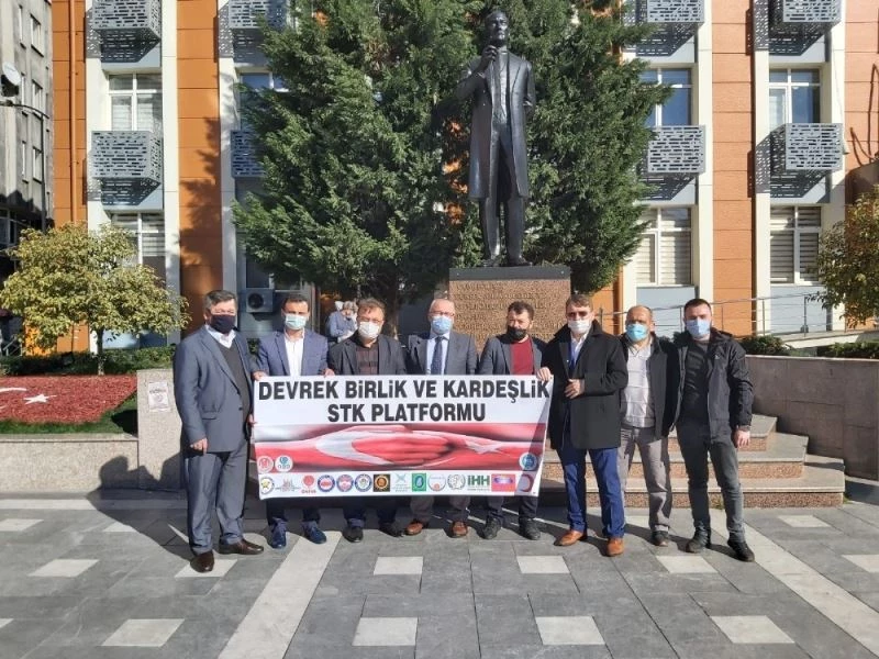 Devrekli STK’lar Kabe’ye yapılan saygısızlığı protesto etti
