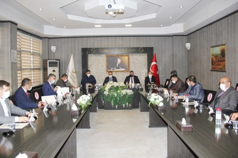 Et borsası ve et halinin işleyişi görüşüldü
