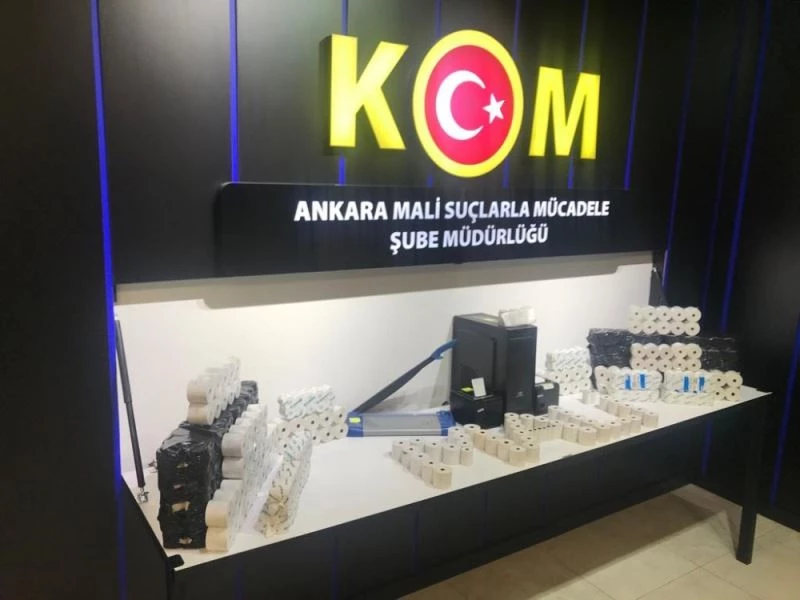 Pompacılara sahte fiş operasyonu
