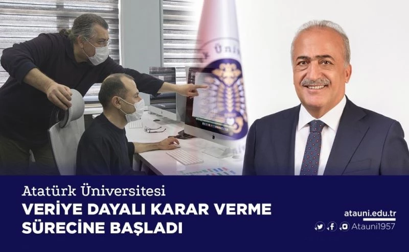 Atatürk Üniversitesi veriye dayalı karar verme sürecine başladı
