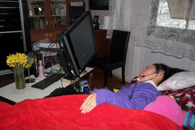 Hayallerine ulaşmasına hastalığı engel olamıyor
