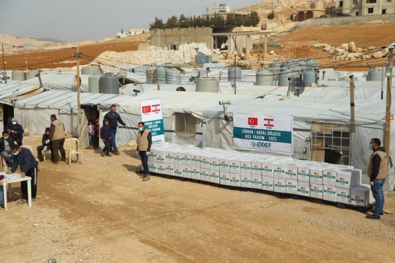 İDDEF, Lübnan’daki Suriyelilere yardım elini uzattı
