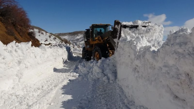 Muş’ta 9 köy ve 22 mezranın alternatif yolu 6 günlük çalışmayla ulaşıma açıldı

