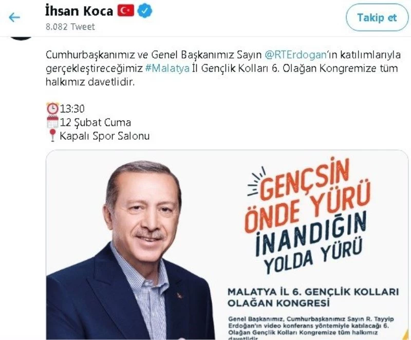 AK Parti Malatya Gençlik kollarında seçim heyecanı
