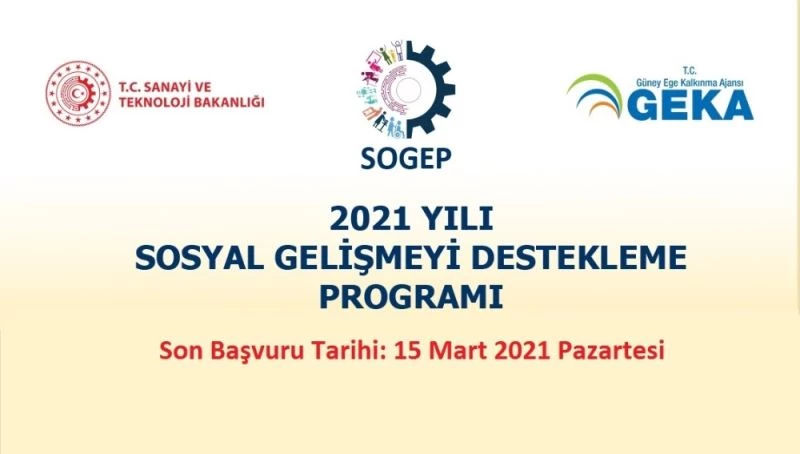 GEKA, Sosyal Gelişmeyi Destekleme Programı için 15 Mart’a kadar proje önerileri bekliyor
