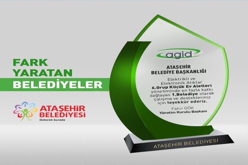 En fazla e-atık toplanmasına katkı sağlayan belediye “Ataşehir”
