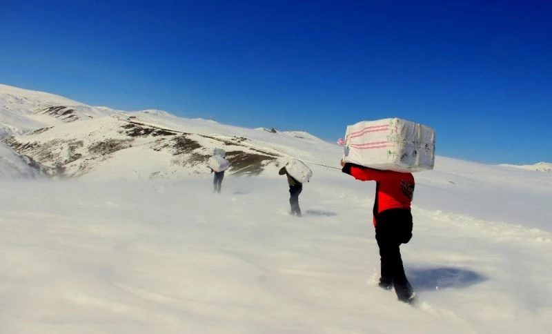 Karlı dağlar ardından gelen çuval çuval mutluluk
