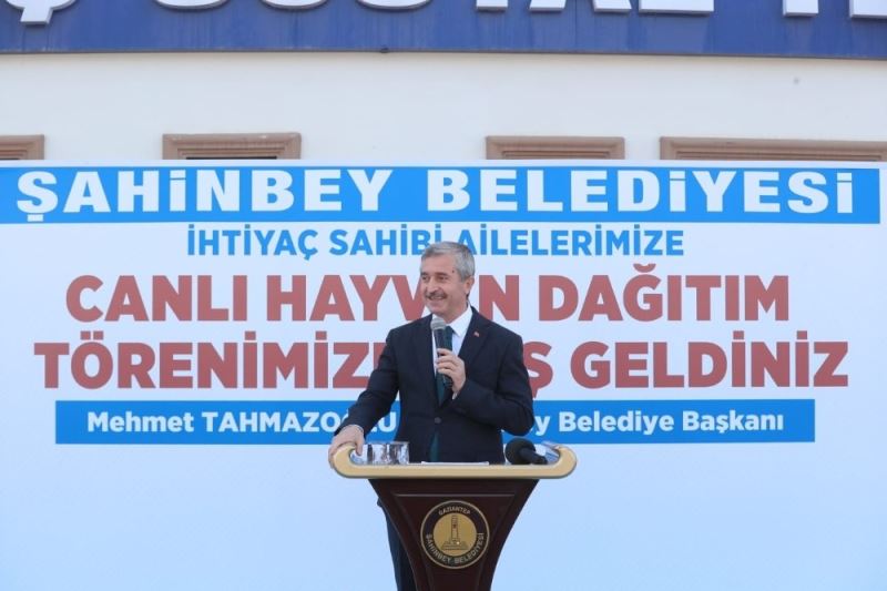 Şahinbey’de hayvan yetiştiricilerinin yüzü gülüyor
