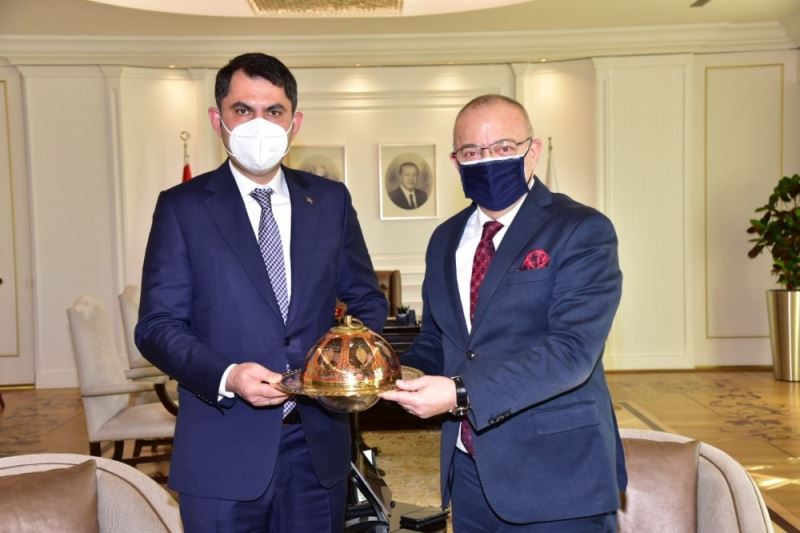 Başkan Ergün, Bakan Kurum’u ziyaret etti

