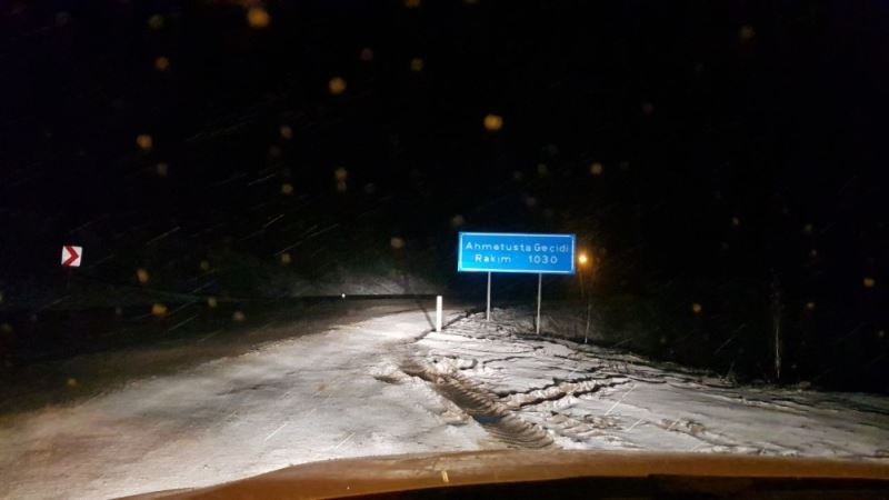 Meteoroloji uyarmıştı, kar yağışı Karabük’te başladı