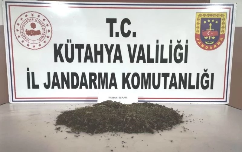 Kütahya’da 640 gram esrar ele geçirildi
