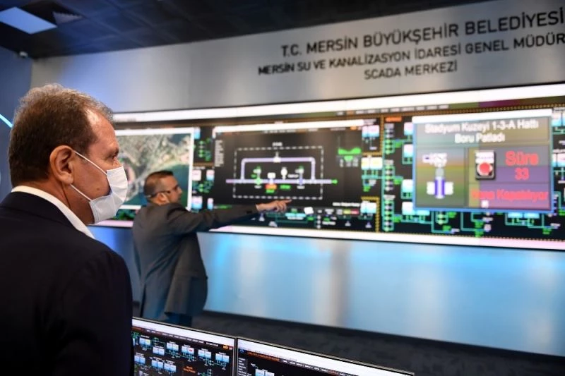 Mersin’in suyu SCADA sistemiyle izleniyor
