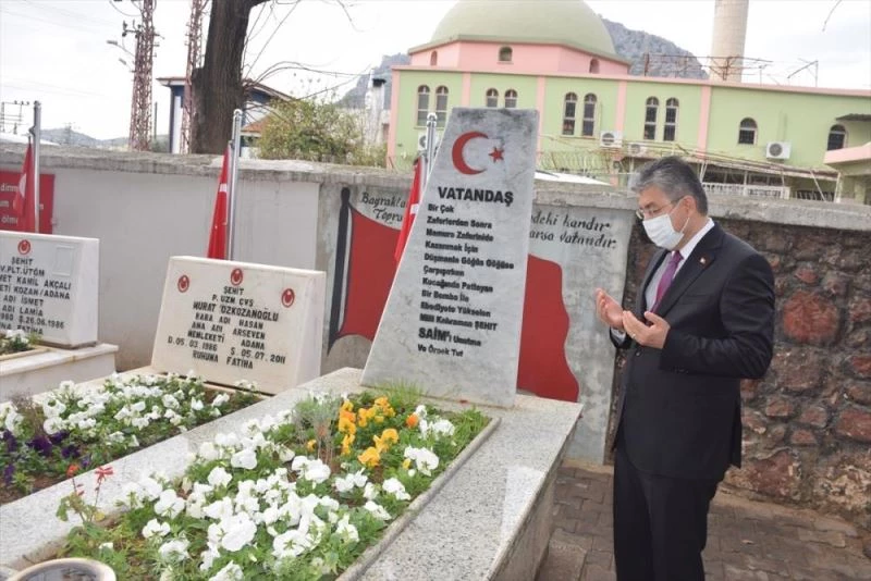 Osmaniye Valisi Yılmaz, Şehit Kaymakam Saim Bey