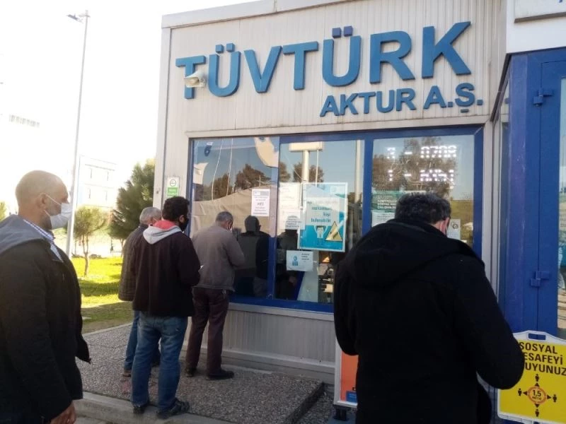 Aydın’da araç muayenesi işkenceye dönüştü
