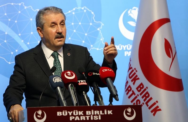 BBP Genel Başkanı Destici: “Kılıçdaroğlu, ittifak ortağı HDP’yi üzmemek adına Andımızı savunamadı”
