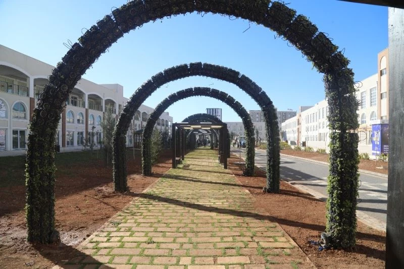 Yeşil koridor’da peyzaj çalışmaları başladı
