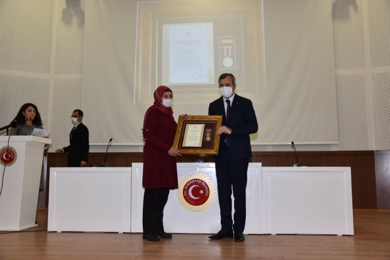 Kırıkkale’de “Devlet Övünç Madalyası” takdim töreni yapıldı
