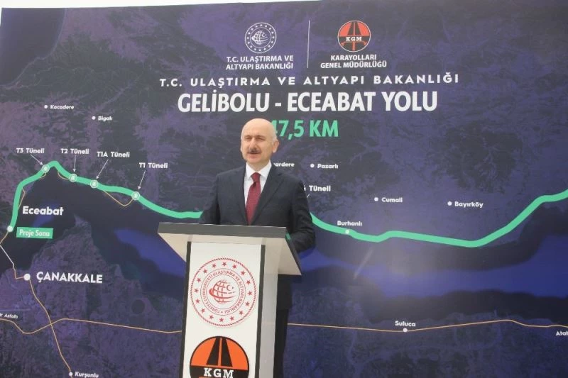 Bakan Karaismailoğlu: “Göz bebeğimiz Çanakkale için yapılanlar hiçbir zaman yeterli değildir”
