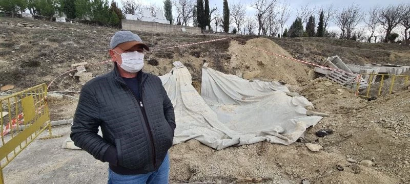 Safranbolu mezarlığındaki kaçak kazı iddiaları
