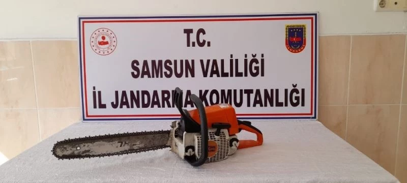 Çalıntı motorlu testere ikinci el internet sitesinde bulundu
