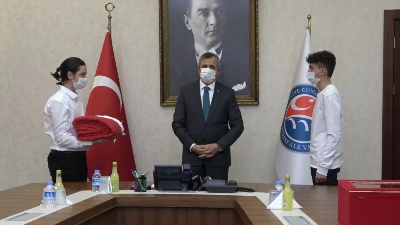 18 Mart’ta Çanakkale’de göndere çekilecek ay yıldızlı bayrak Kırıkkale’de
