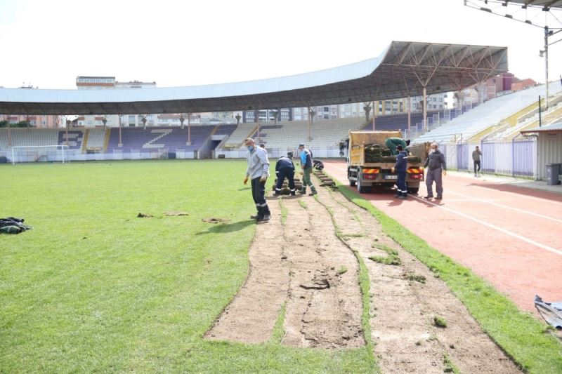 Gebze Stadı’ndaki yenileme çalışmalarına başlandı
