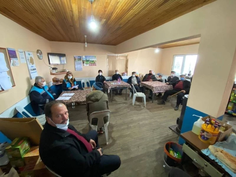 Şaphane’de su israfını önlemek için toplantı yapıldı
