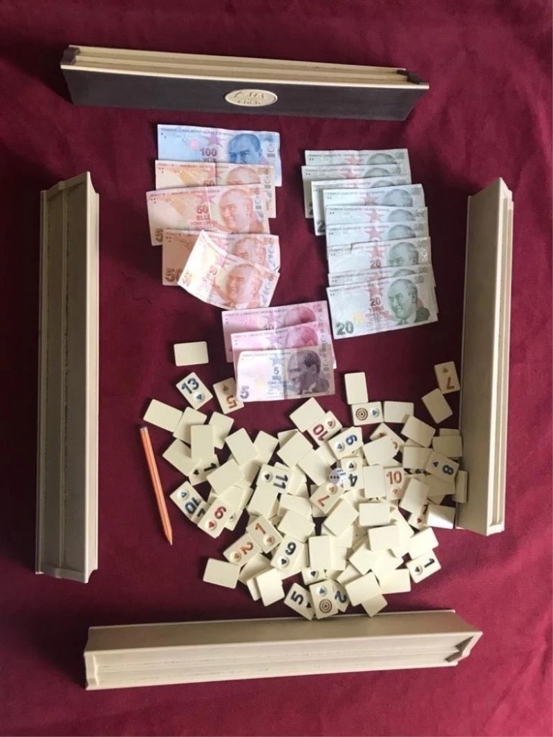 Kumar oynayan 14 kişiye 48 bin 566 lira ceza
