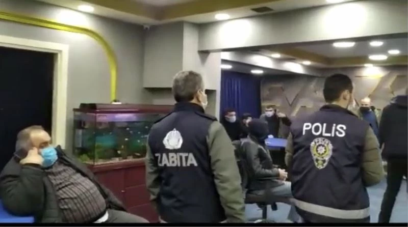 Maltepe’de iş yeri görünümlü kumarhaneye baskın
