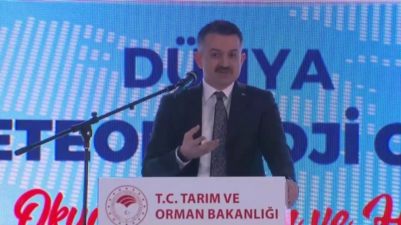 Bakan Pakdemirli: ”Kendi meteoroloji uydumuzu yapmak ve uzaya göndermenin planını şimdiden oluşturuyoruz”
