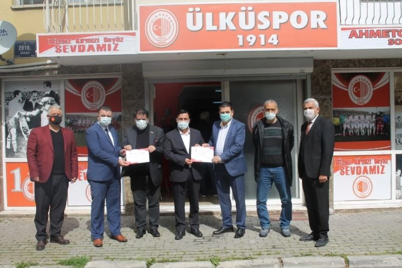 Milletvekili Bekle’den Ülküspor’a destek sözü
