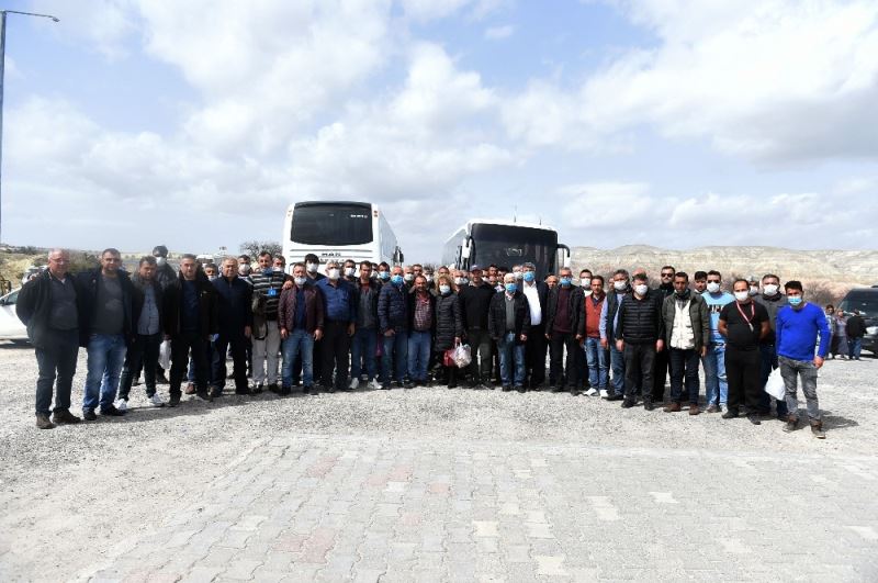 Tarsus Belediyesi çalışanları Kapadokya’da
