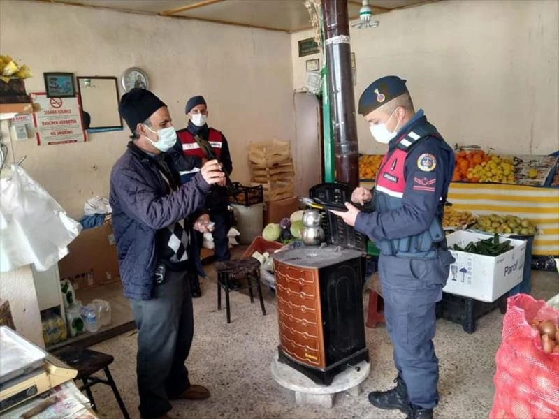 Akseki ilçesinde salgına yönelik denetimler aralıksız sürüyor