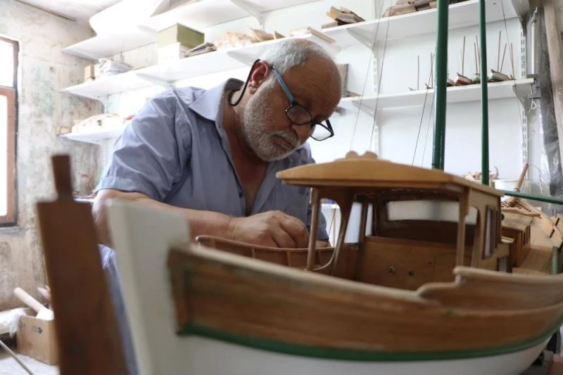 Maket gemiler öksüz kaldı
