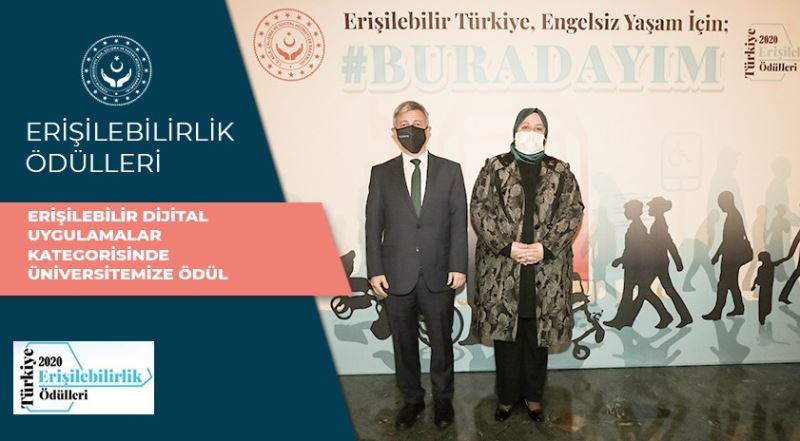 Anadolu Üniversitesi, “Dijital Uygulamalar Kategorisi”nde erişilebilirlik ödülüne layık görüldü
