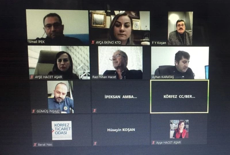 KTO’da toplantılar telekonferans ile devam ediyor
