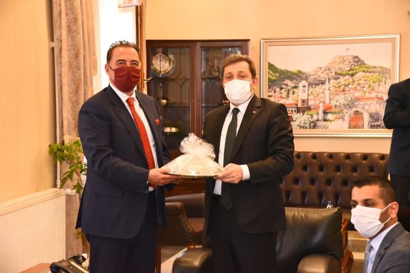 Cezayir’in Ankara Büyükelçisi’nden Vali Tavlı’ya ziyaret
