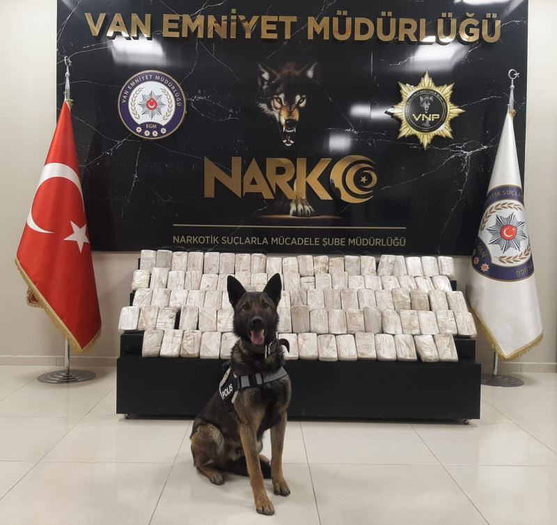 Van’da 47 kilo 585 gram eroin ele geçirildi
