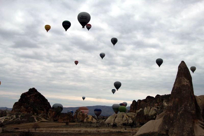 Kapadokya’da balon turları 6 gündür yapılamıyor
