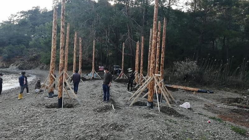 Fethiye’deki koyda kaçak yapılaşmaya inceleme başlatıldı
