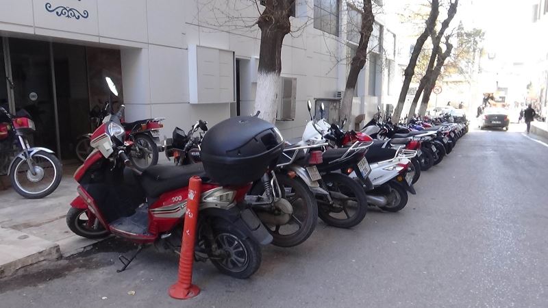 Kilis’te motosiklet parkları sorun oluyor
