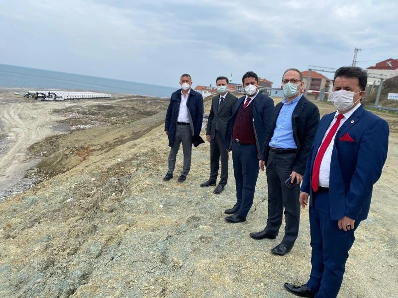 Türkeli sahil yolu çalışmalarında ilk kazma vuruluyor
