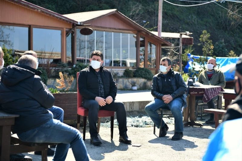 Başkan Tören balıkçılarla buluştu
