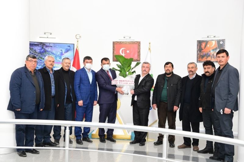 Hekimhan MHP’den Başkan Gürkan’a ziyaret
