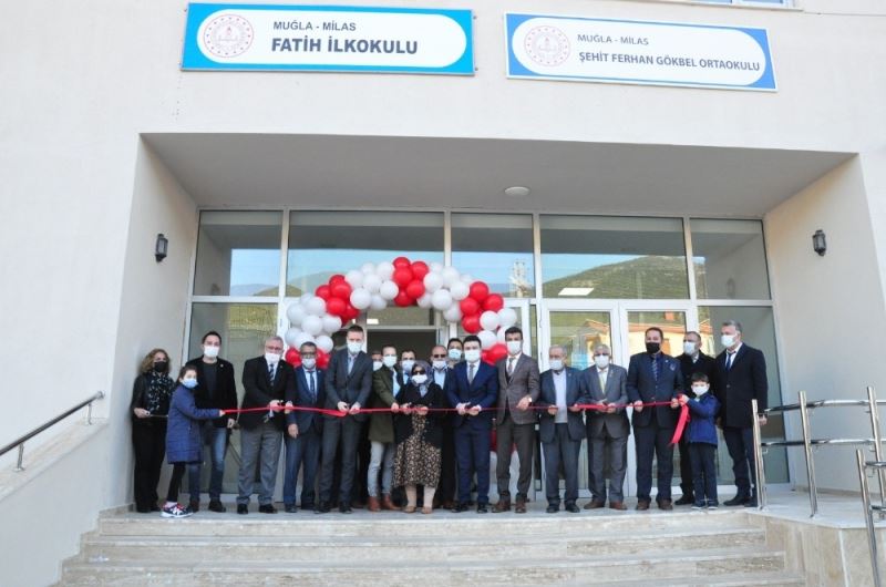 Şehit Ferhan Gökbel Ortaokulu eğitim öğretime kapılarını açtı
