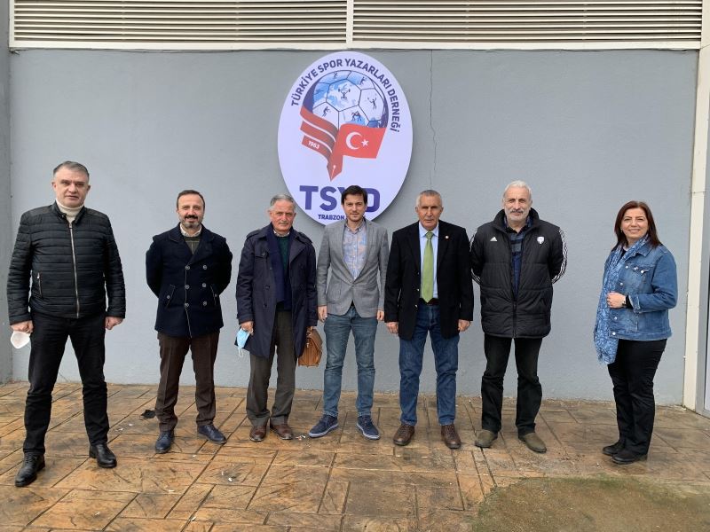Amatör Futbolcular Federasyonu’ndan TSYD Trabzon Şubesi’ne ziyaret
