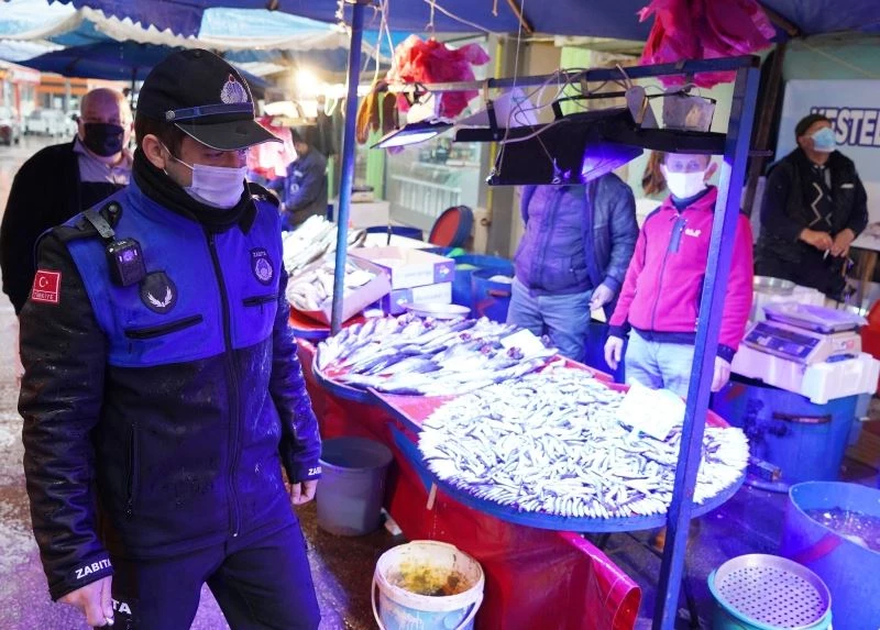 Kestel zabıtasından yaka kameralı pandemi denetimi
