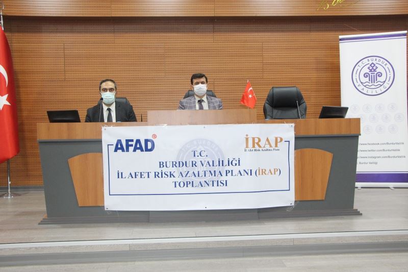 Burdur’da İl Afet Risk Azaltma Planı toplantısı
